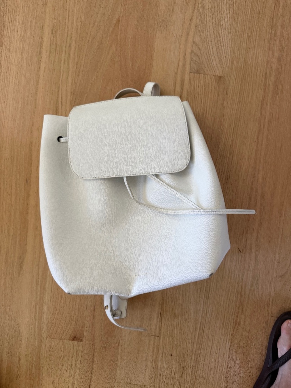 Mansur Gavriel white backpack